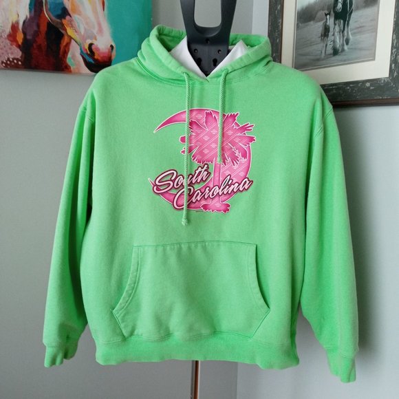 Harley Davidson South Carolina Myrtle Beach green hoodie Size XXL - Picture 1 of 11